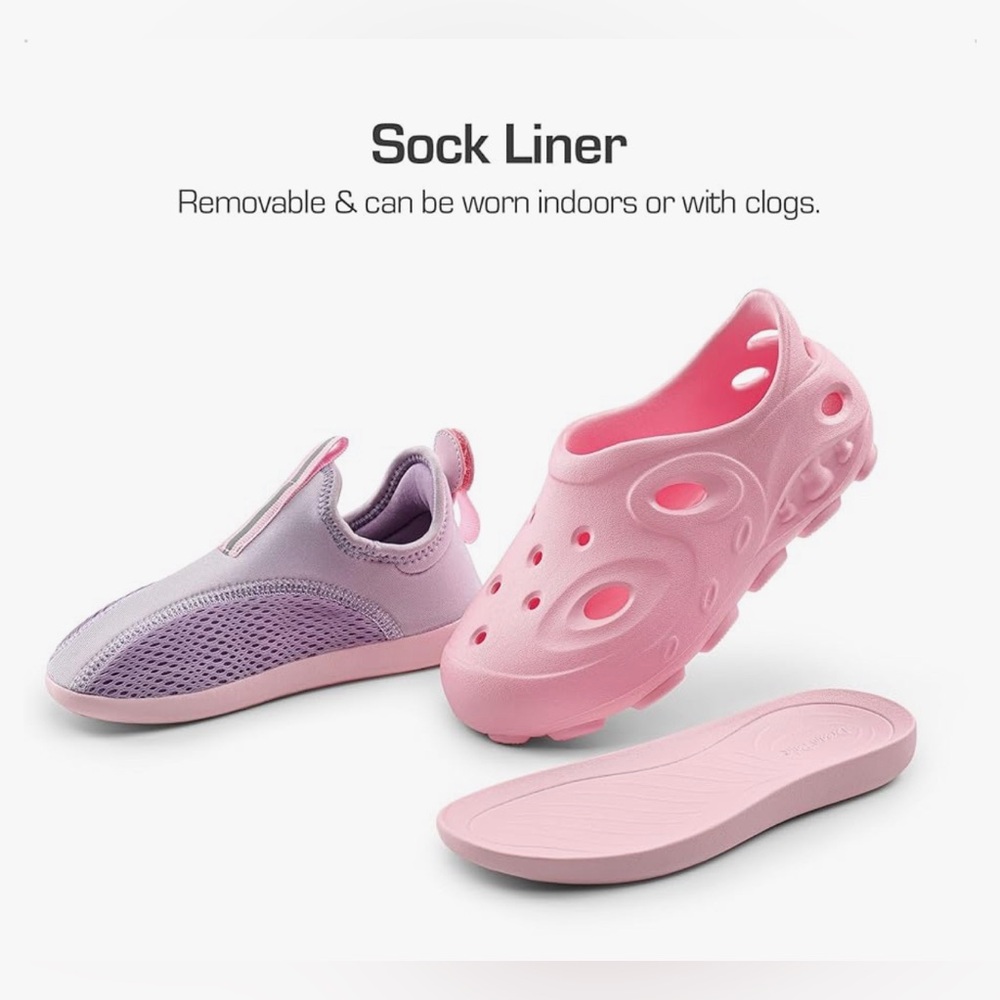 DREAM PAIRS Kids Clogs Boys Girls Foam Runner Shoes Unisex Slip on Shoes Sandals